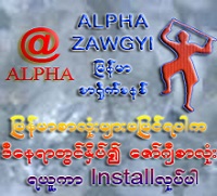 zawgyi one font install